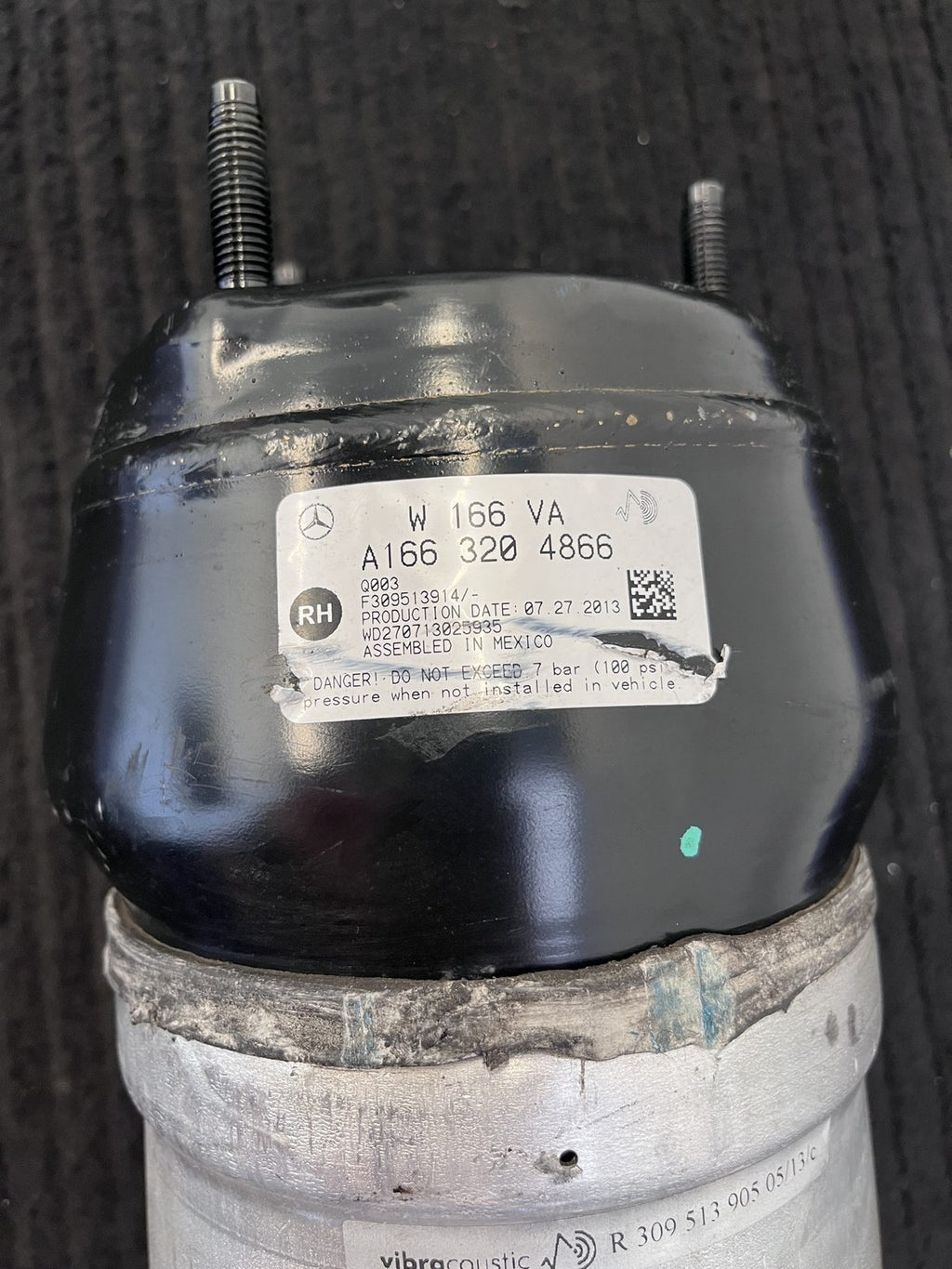 2012-2019 Mercedes-Benz Ml Gle Gl Gls Front Rh Air Strut OEM A1663204866 - eBay image 12