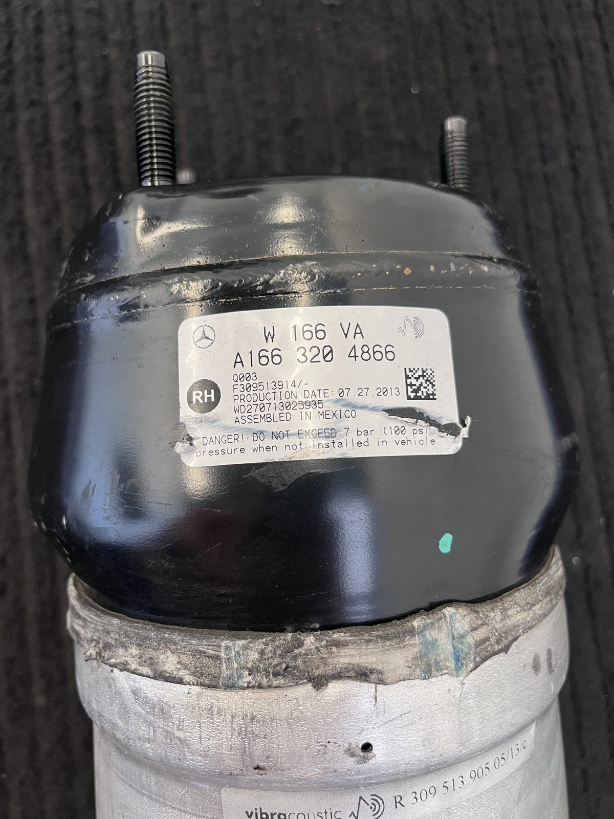 2012-2019 Mercedes-Benz Ml Gle Gl Gls Front Rh Air Strut OEM A1663204866 - eBay image 12