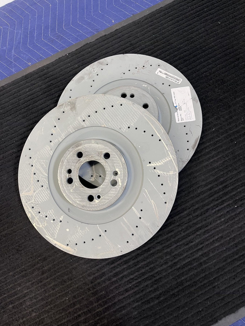 2020-2026 Mercedes-Benz Gle Gls Front Drilled Brake Rotor Pair OEM A1674211101 - eBay image 6