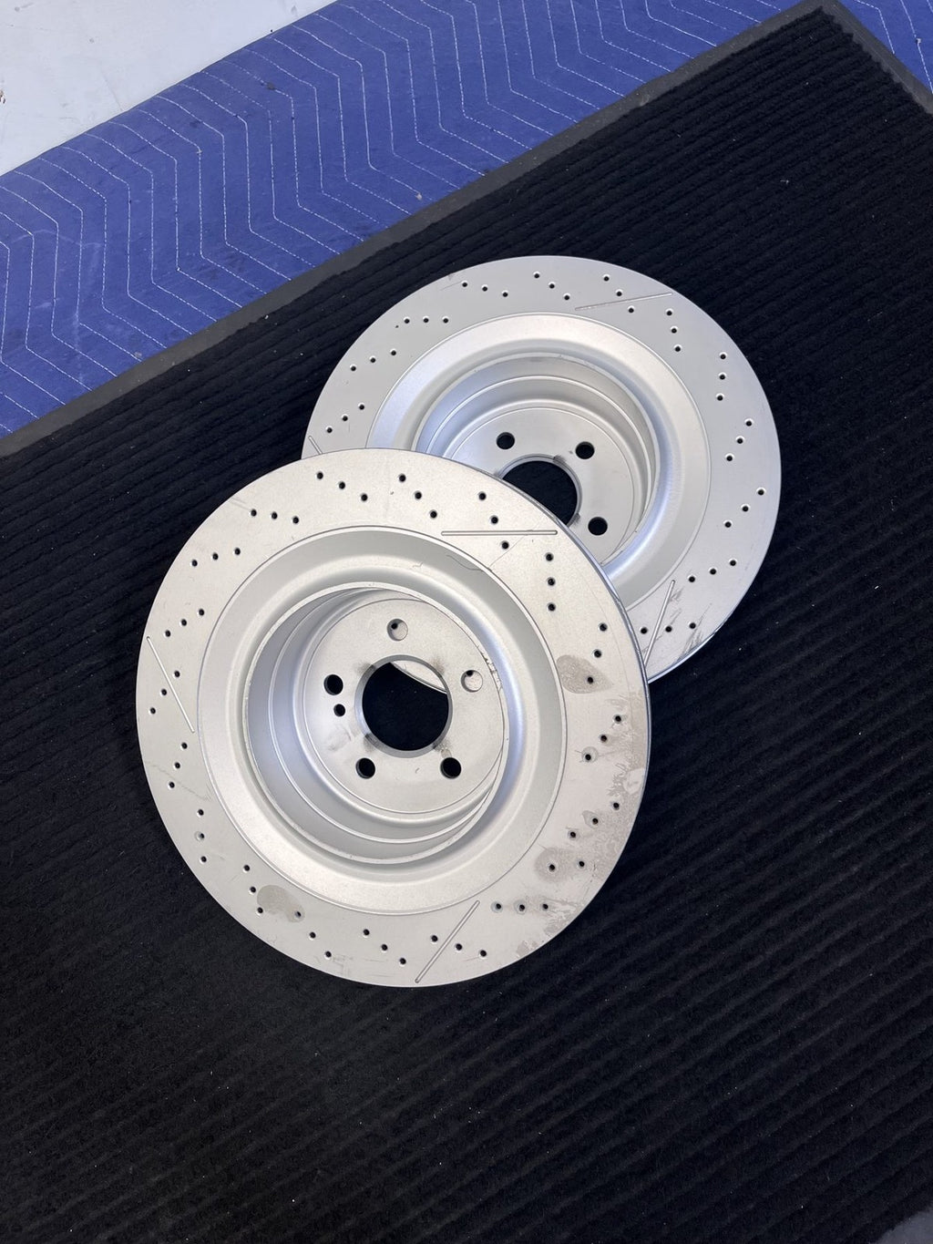 2010-2016 Mercedes-Benz E63 2012-2018 CLS63 AMG Rear Rotor Pair OEM A2124230412 - eBay image 4