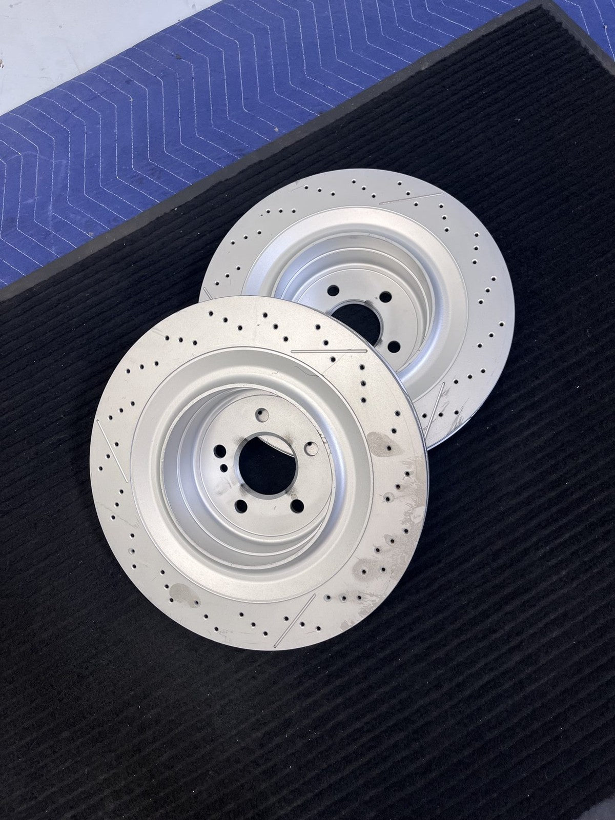 2010-2016 Mercedes-Benz E63 2012-2018 CLS63 AMG Rear Rotor Pair OEM A2124230412 - eBay image 4