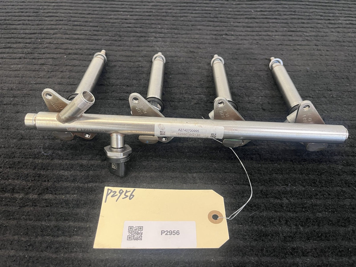 2015-2019 Mercedes-Benz C300 GLC300 E300 Fuel Rail 4 Injectors OEM A2740700995 - eBay image 1