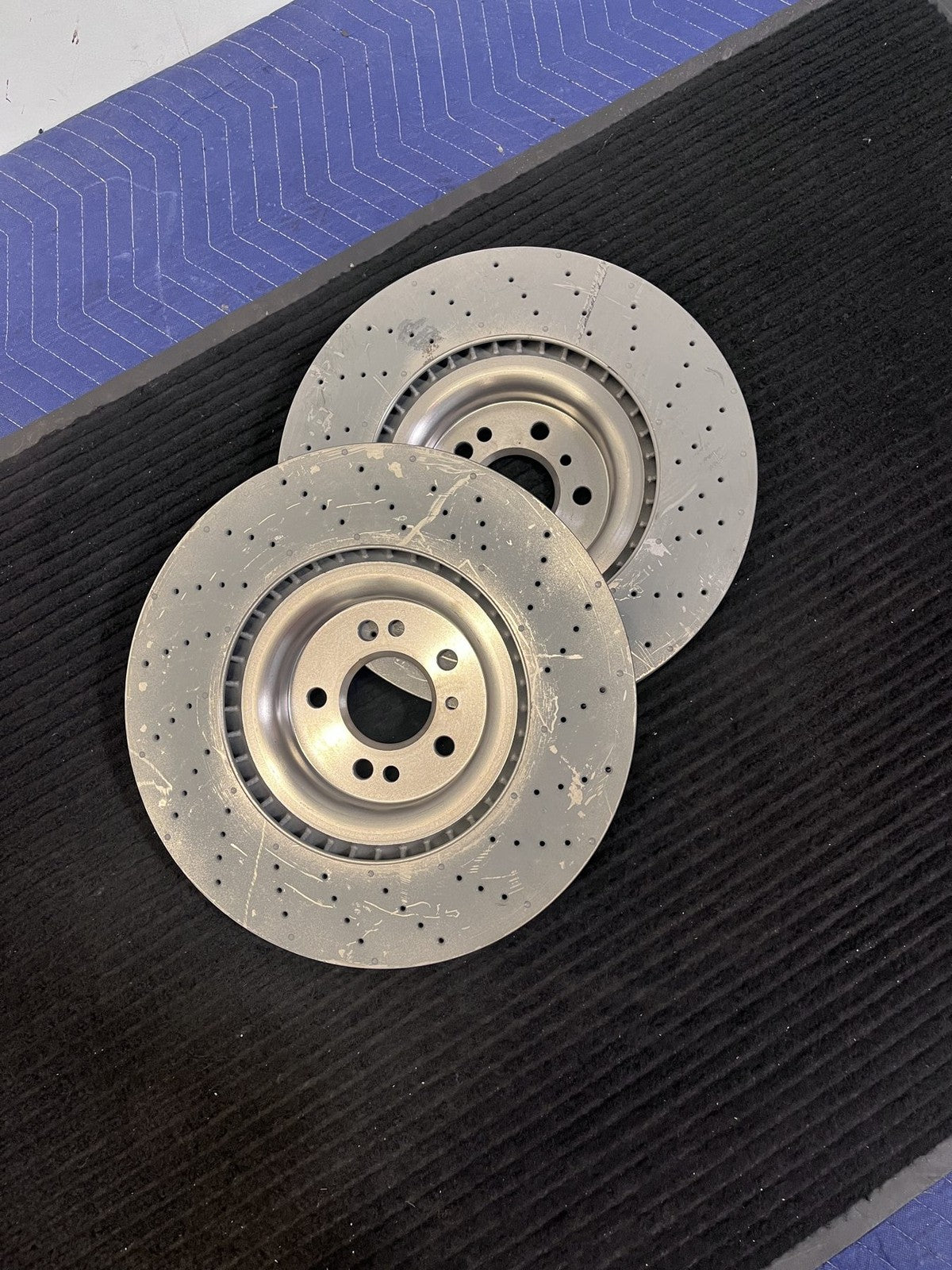 2012-2019 Mercedes-Benz Ml Gl Gle Gls Front Drilled Brake Rotors Pair OEM A1664211600 - eBay image 4