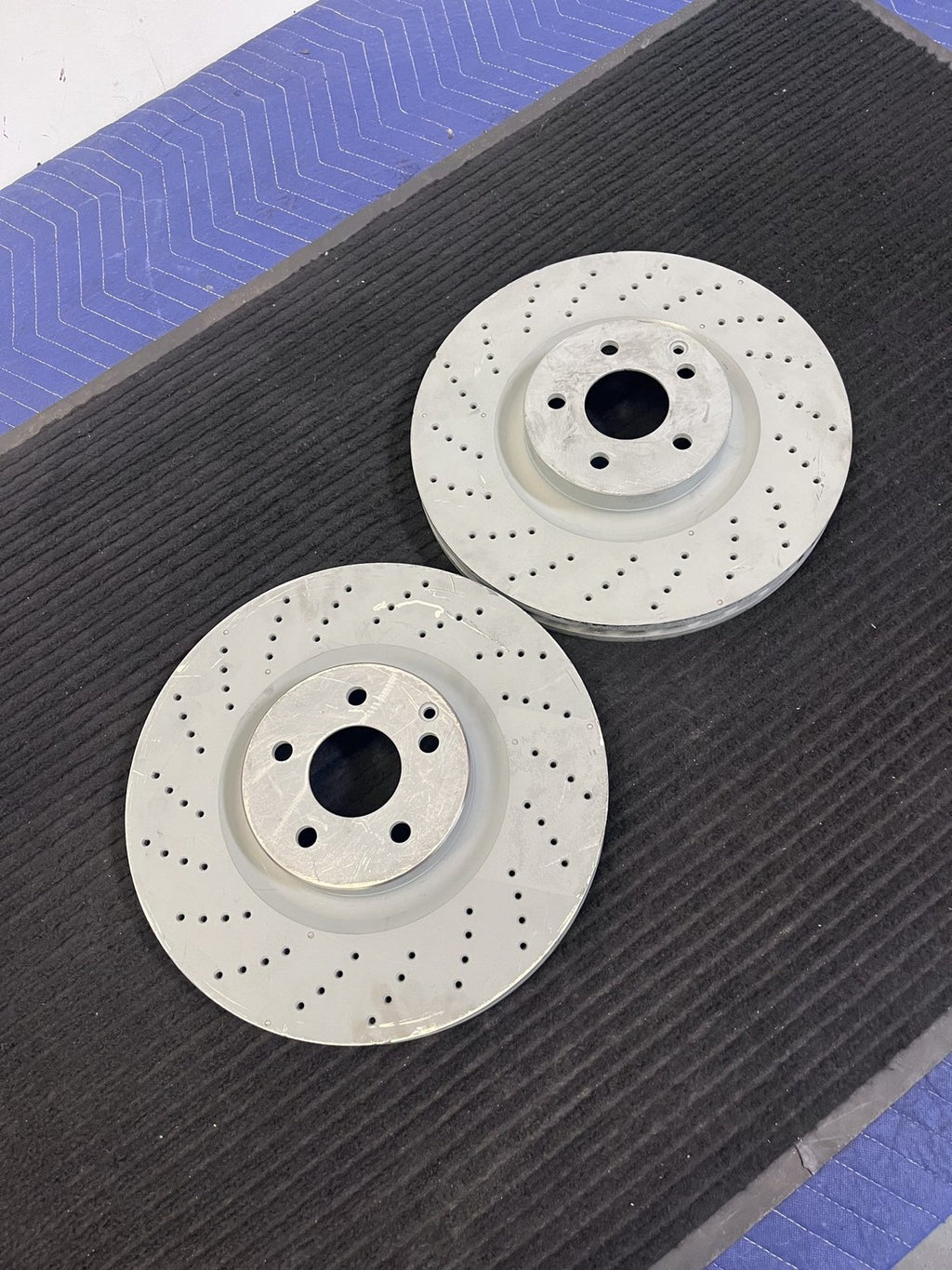 2003-2020 Mercedes-Benz E55 SL55 SL65 S550 CL550 Front Rotor Pair OEM A2214211812 - eBay image 2