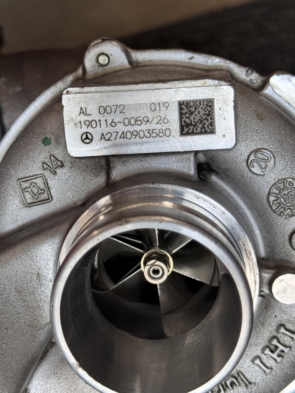 2014-20 Turbo for Mercedes C300 E300 GLC300 SLC300 2.0L M274 OEM A2740903580 - eBay image 8
