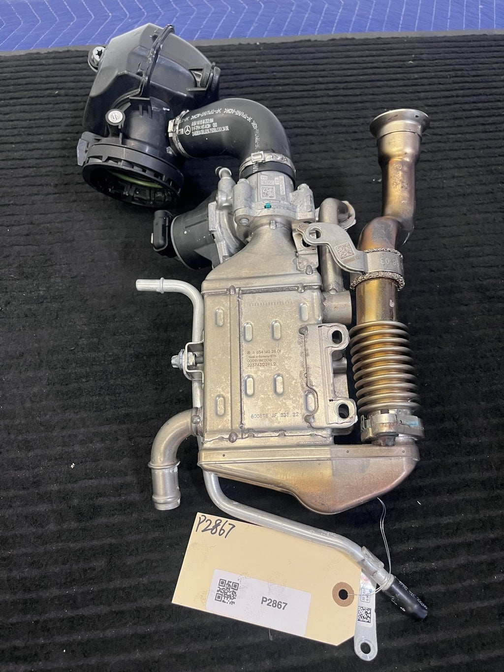 2023-2025 Mercedes-Benz Sprinter OM654 Egr Cooler Assembly OEM A6541402801 - eBay image 1