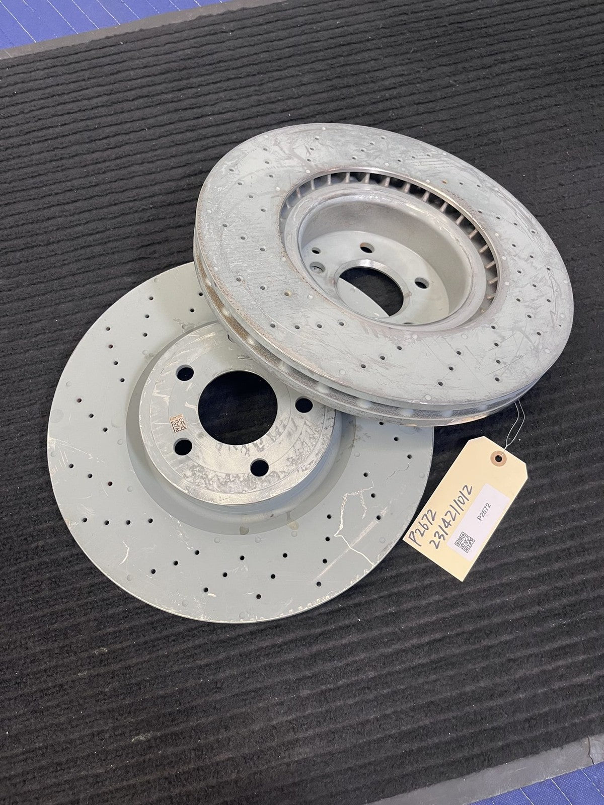 2013-2020 Mercedes-Benz SL550 Front Brake Rotor Pair OEM A2314211012 - eBay image 1