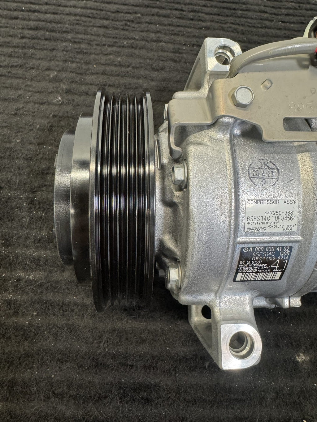 2019-25 Mercedes-Benz A Cla Gla Glb Ac Compressor 6SES14C OEM A0008304102 - eBay image 4