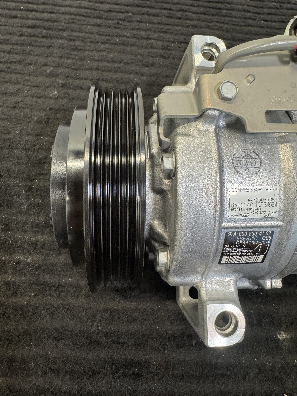 2019-25 Mercedes-Benz A Cla Gla Glb Ac Compressor 6SES14C OEM A0008304102 - eBay image 4