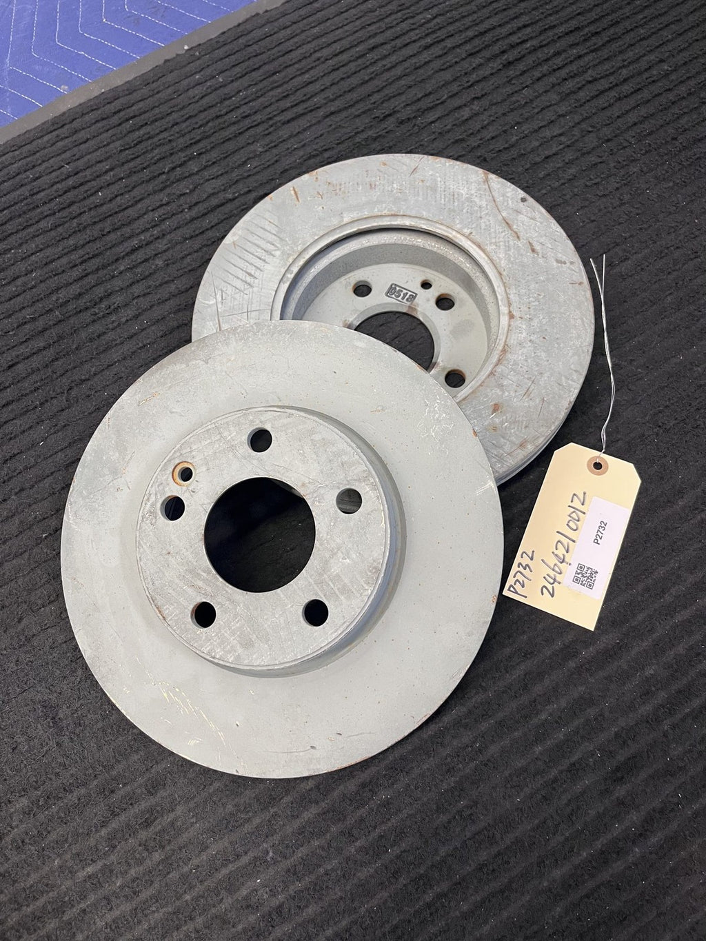 2011-2019 Mercedes-Benz A180 B180 CLA180 Front Vented Rotor Pair OEM A2464210012 - eBay image 1