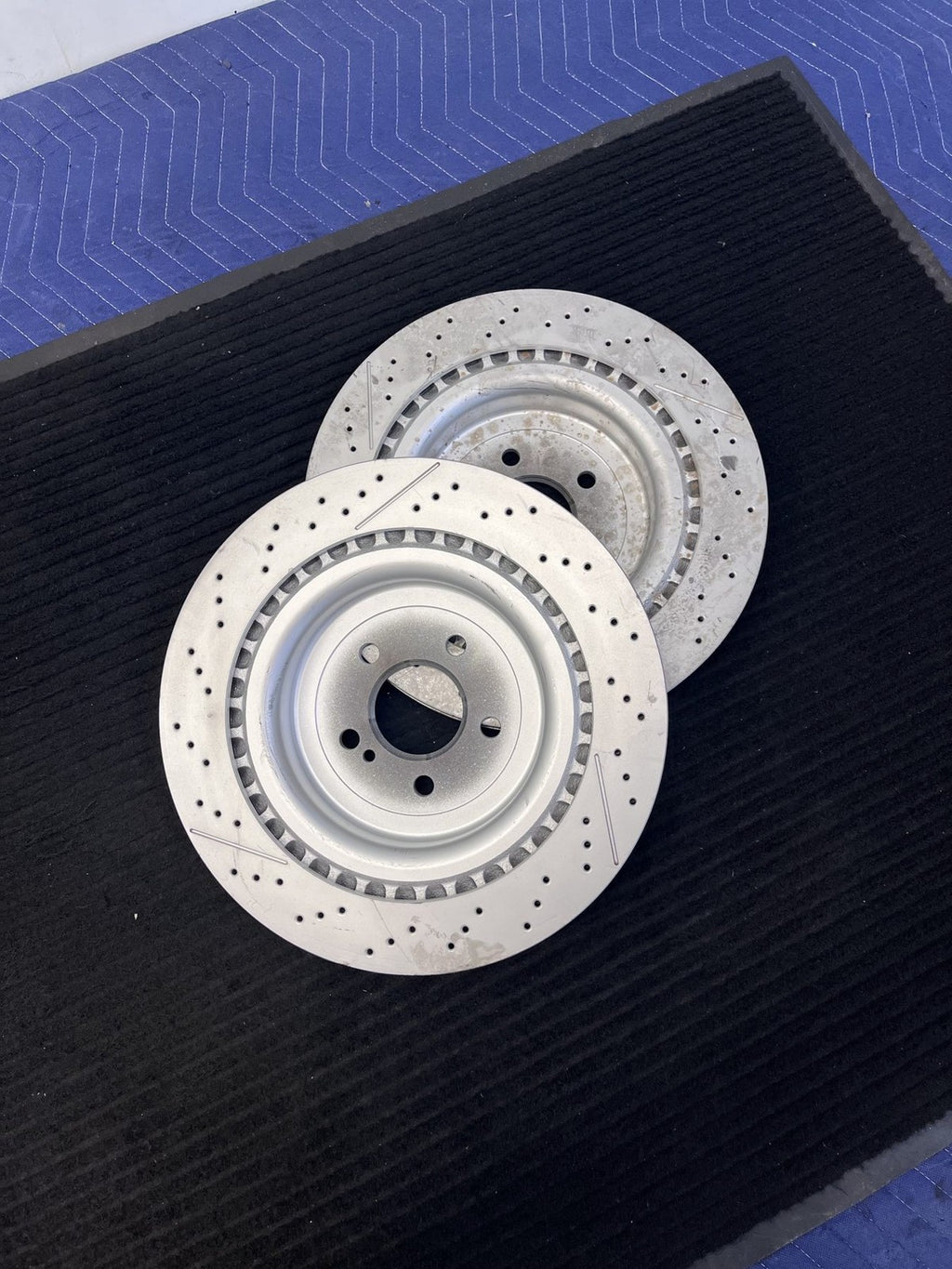 2013-2023 Mercedes-Benz C63 SL63 SL65 AMG Gt Rear Rotors Pair OEM A2314230212 - eBay image 4