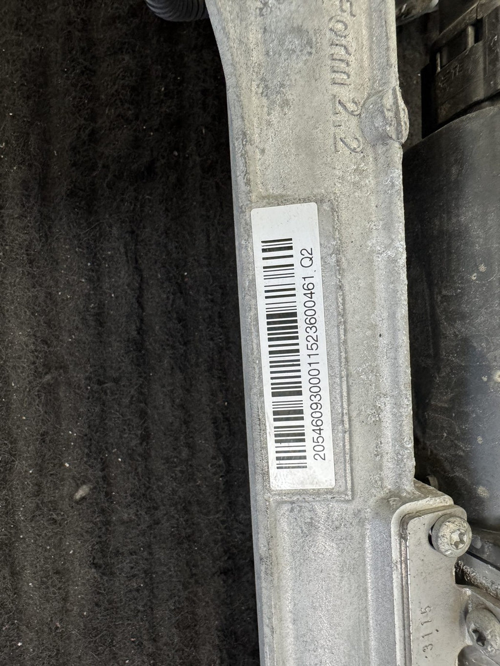 2015-2018 Mercedes-Benz C300 W205 RWD Electric Steering Rack Pinion OEM A2054609300 - eBay image 3