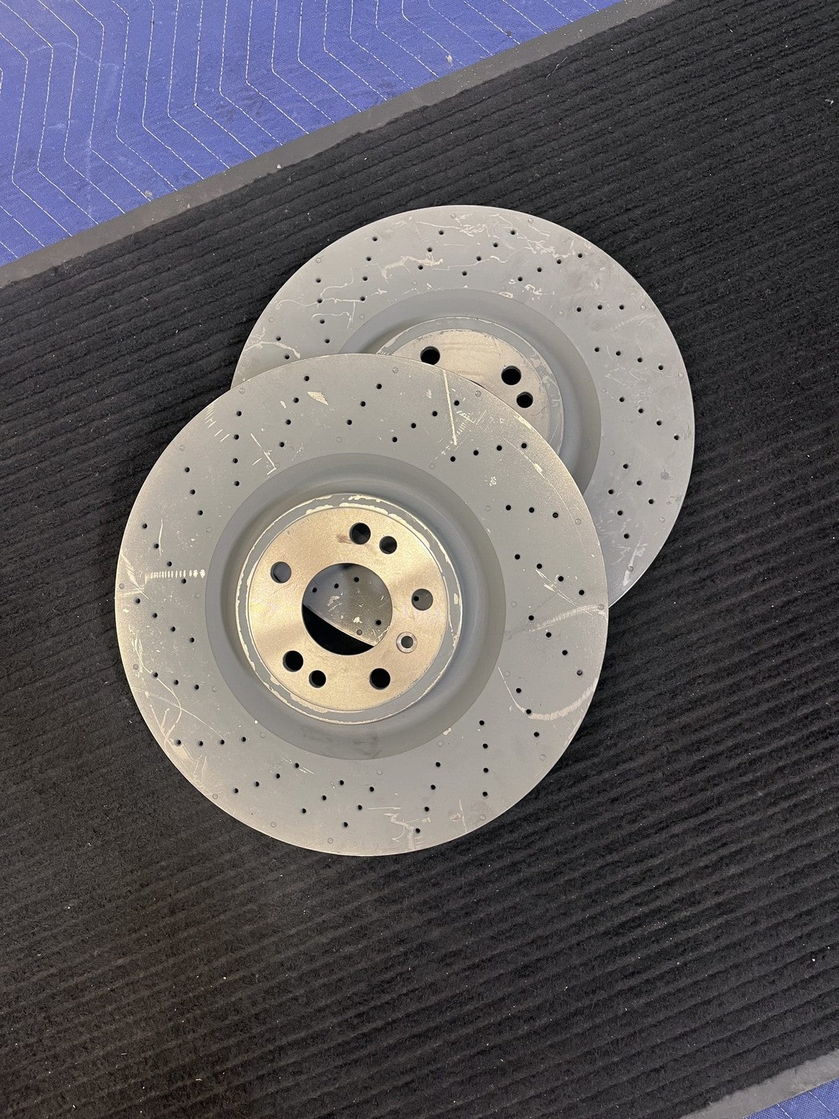 2012-2019 Mercedes-Benz Ml Gl Gle Gls Front Drilled Brake Rotors Pair OEM A1664211600 - eBay image 6