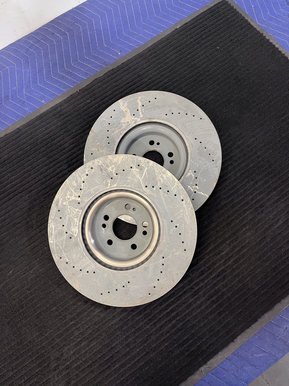 2020-2025 Mercedes-Benz Gle Gls Front Drilled Brake Rotors Pair OEM A1674211001 - eBay image 5