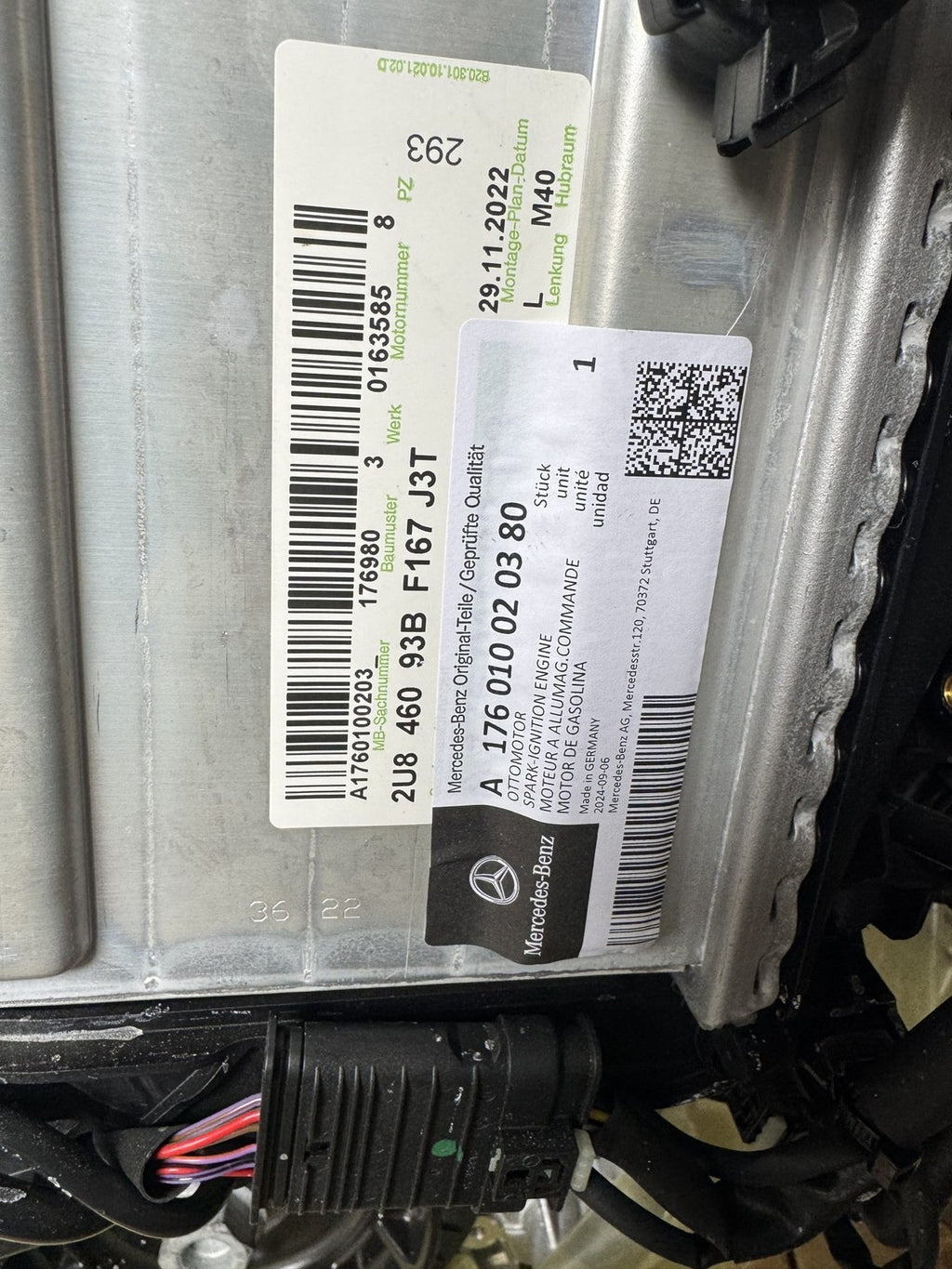 2021-2023 Mercedes-Benz S580 GLE580 GLS580 4.0L V8 Engine OEM A176010020380 - eBay image 3
