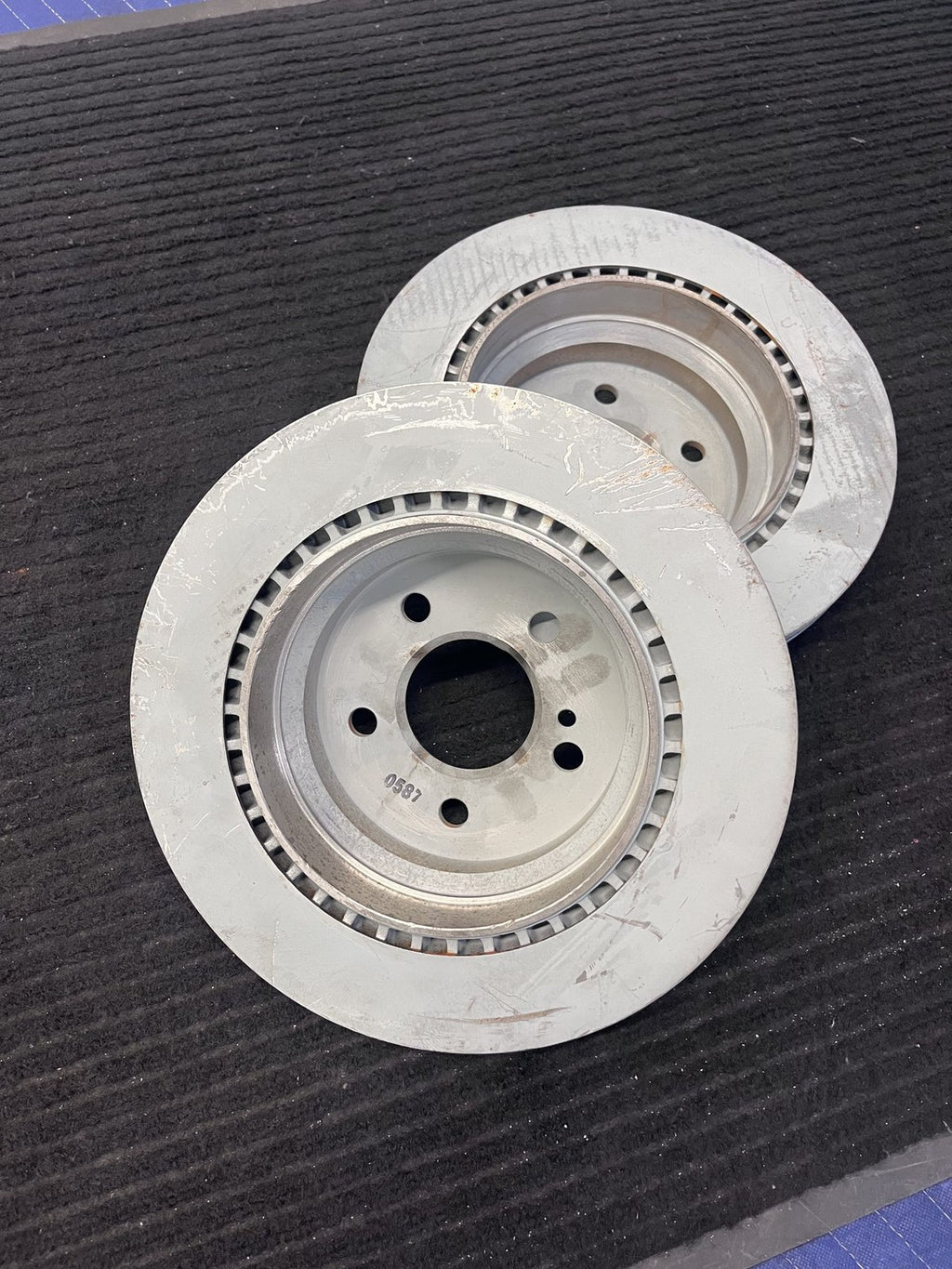 2003-2017 Mercedes-Benz E Cls Glk Rear Vented Brake Rotors Pair OEM A0004230912 - eBay image 6