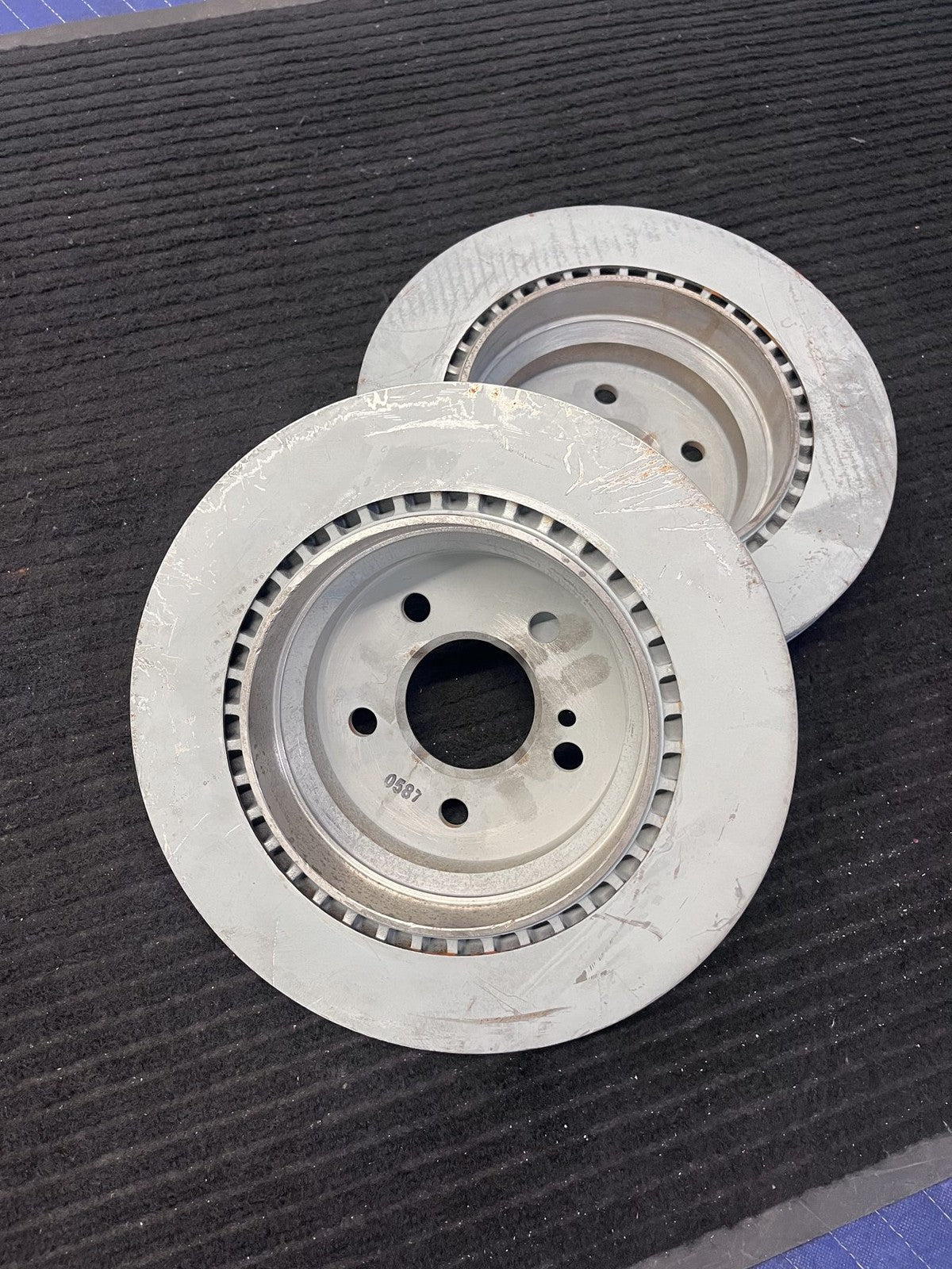 2003-2017 Mercedes-Benz E Cls Glk Rear Vented Brake Rotors Pair OEM A0004230912 - eBay image 6