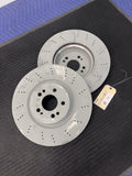 2020-2023 Mercedes-Benz GLE350 Front Drilled Brake Rotors Pair OEM A1674210801 - eBay image 1