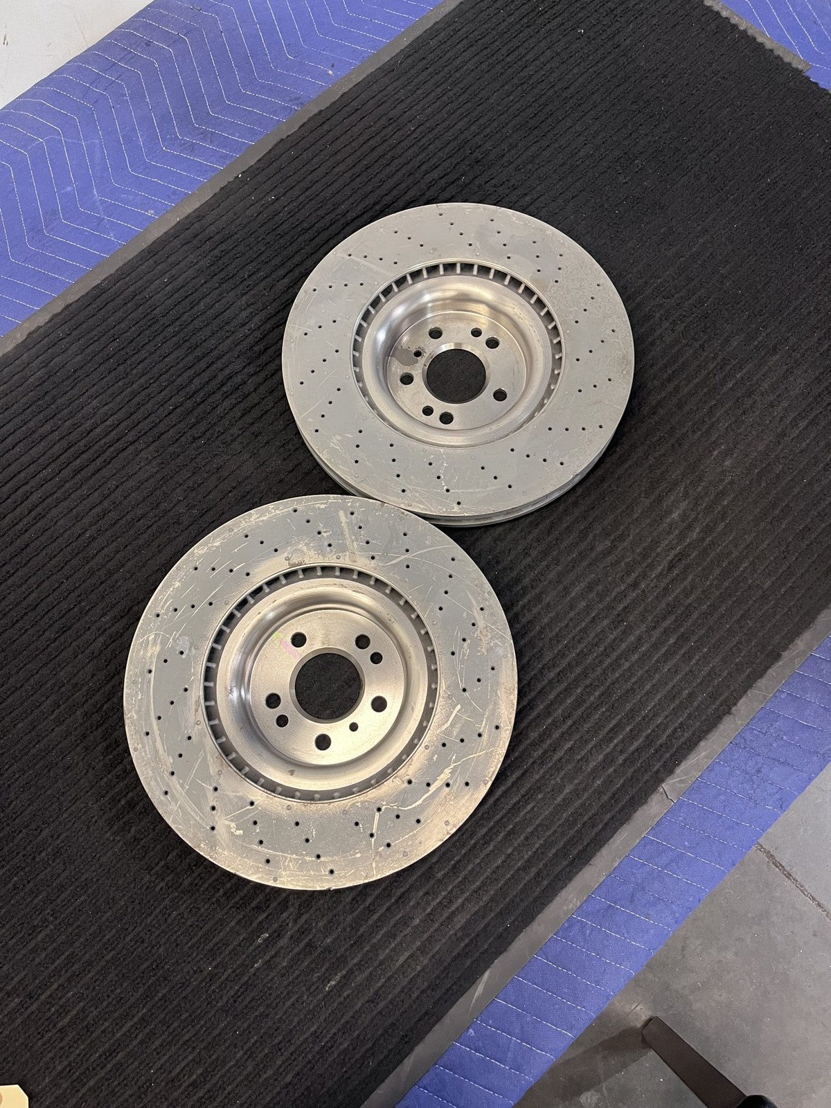 2012-2019 Mercedes-Benz Ml Gl Gle Gls Front Drilled Brake Rotors Pair OEM A1664211600 - eBay image 5