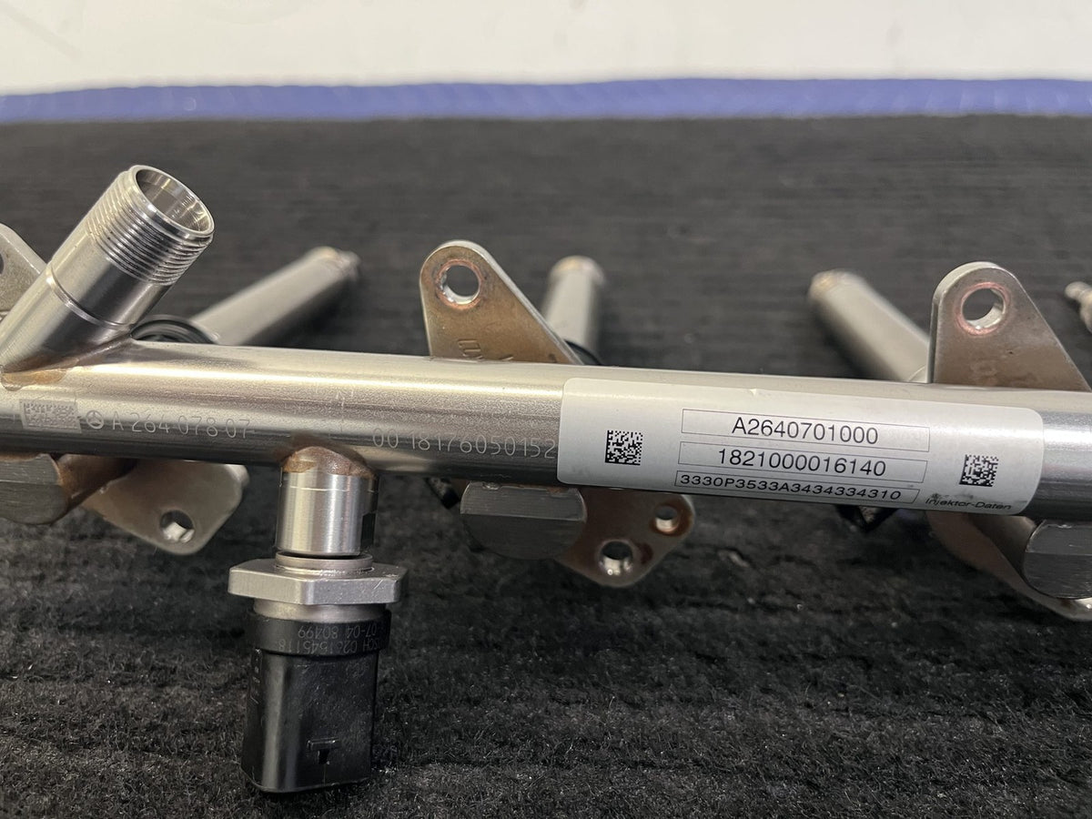 2019-2023 Mercedes-Benz C300 GLC300 E350 Fuel Rail 4 Injectors OEM A2640701000 - eBay image 2