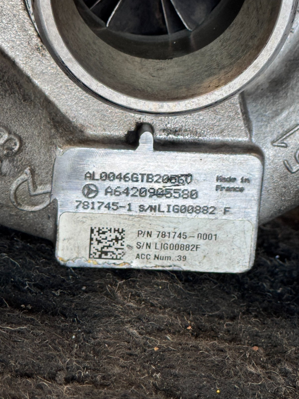 2011-2015 Mercedes ML350 GL350 S350 3.0L Diesel Turbocharger OEM A6420905580 - eBay image 7