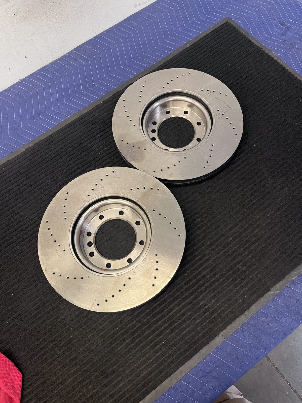 2022-2024 Mercedes-Benz G63 4x4 Squared Front Drilled Rotors Pair OEM A4634214000 - eBay image 3