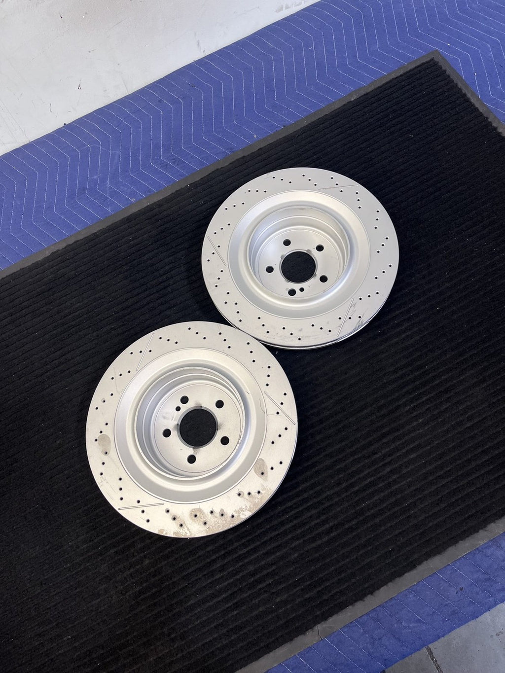 2010-2016 Mercedes-Benz E63 2012-2018 CLS63 AMG Rear Rotor Pair OEM A2124230412 - eBay image 3