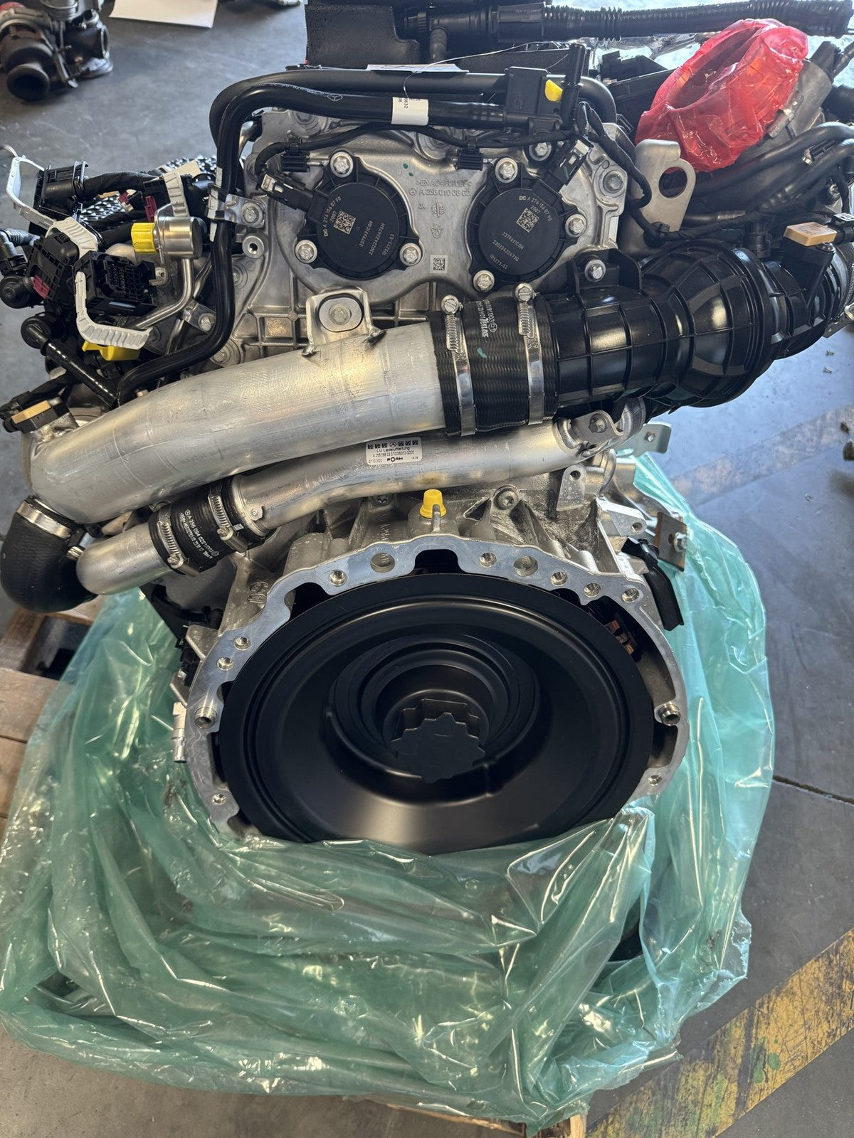Mercedes-Benz M256 3.0L Turbo 48V Complete Engine Assembly OEM M256930 - eBay image 2