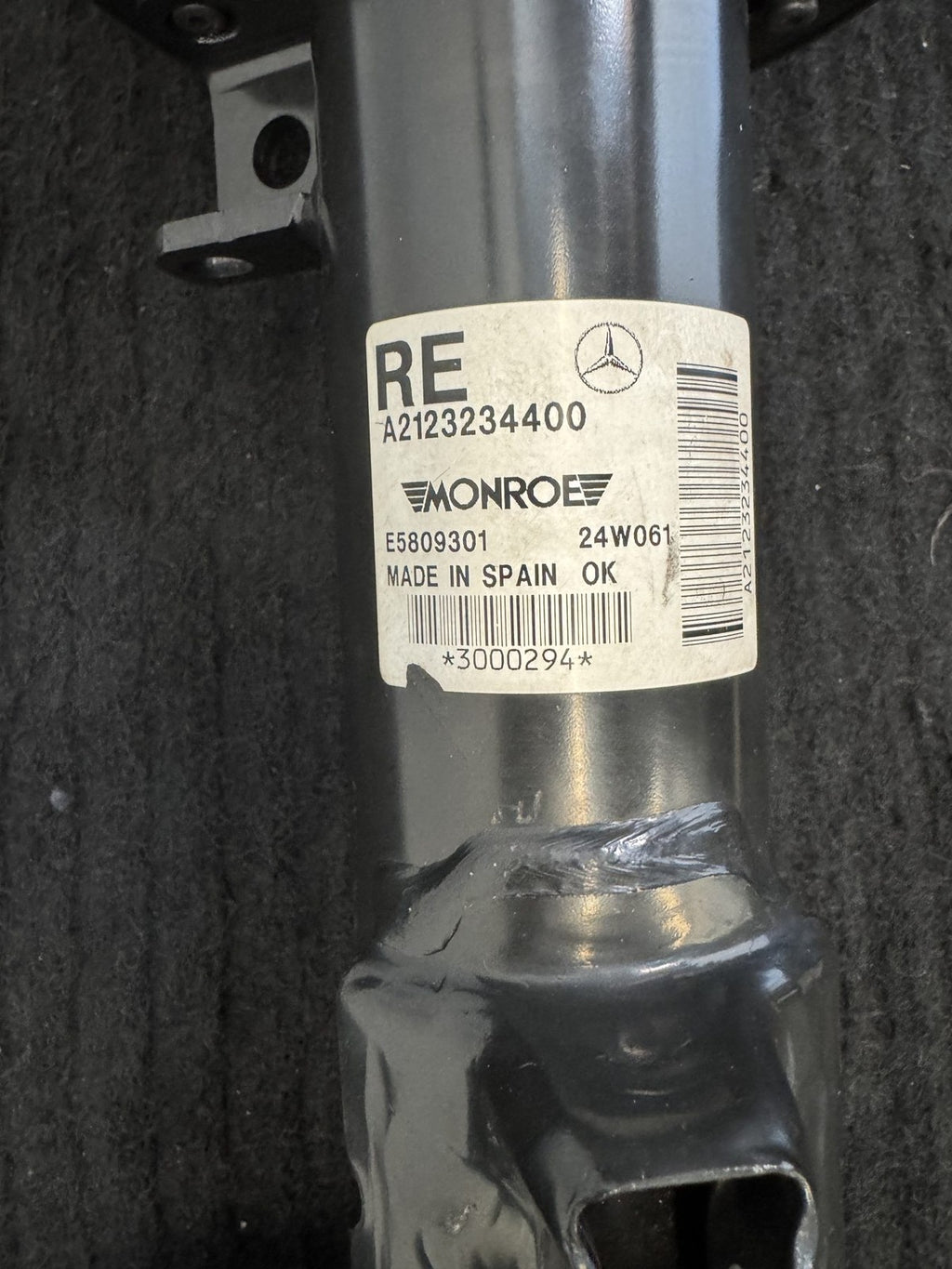 2010-2016 Mercedes-Benz E-Class W212 RWD Front Right Air Strut OEM A2123203238 - eBay image 3