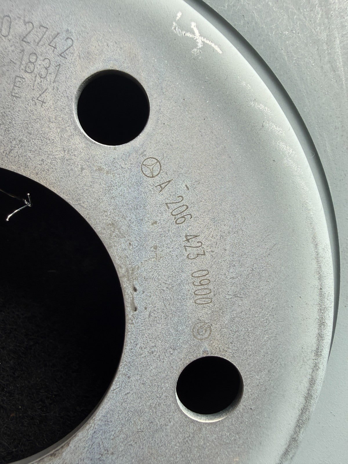 ercedes-Benz C-Class W206 Rear Right Brake Disc OEM A2064230900 31692979 - eBay image 3