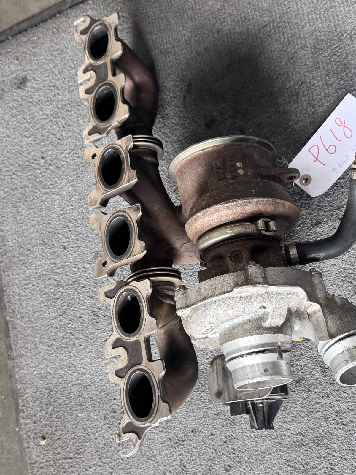 2017-2021 BMW 228i 230i M240i Turbocharger with Exhaust Manifold OEM 7643147 - eBay image 5