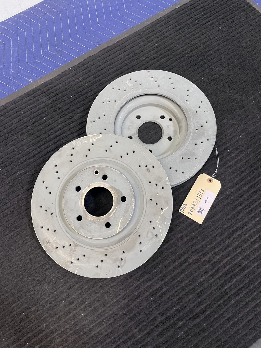 2001-2007 Mercedes-Benz C-Class 2005-2011 Slk Front Rotor Pair OEM A203421131290 - eBay image 1