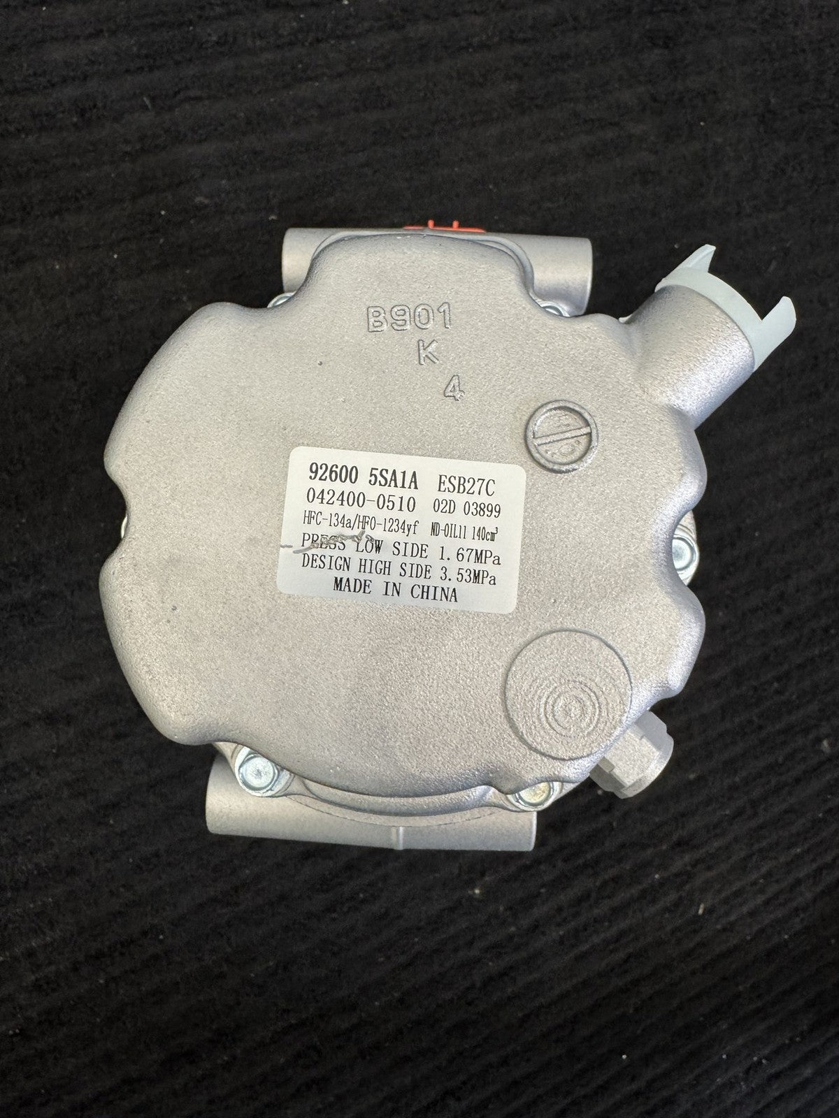 2018-2019 Nissan Leaf ZE1 Heat Pump Electric Ac Compressor OEM 926005SA1A - eBay image 2