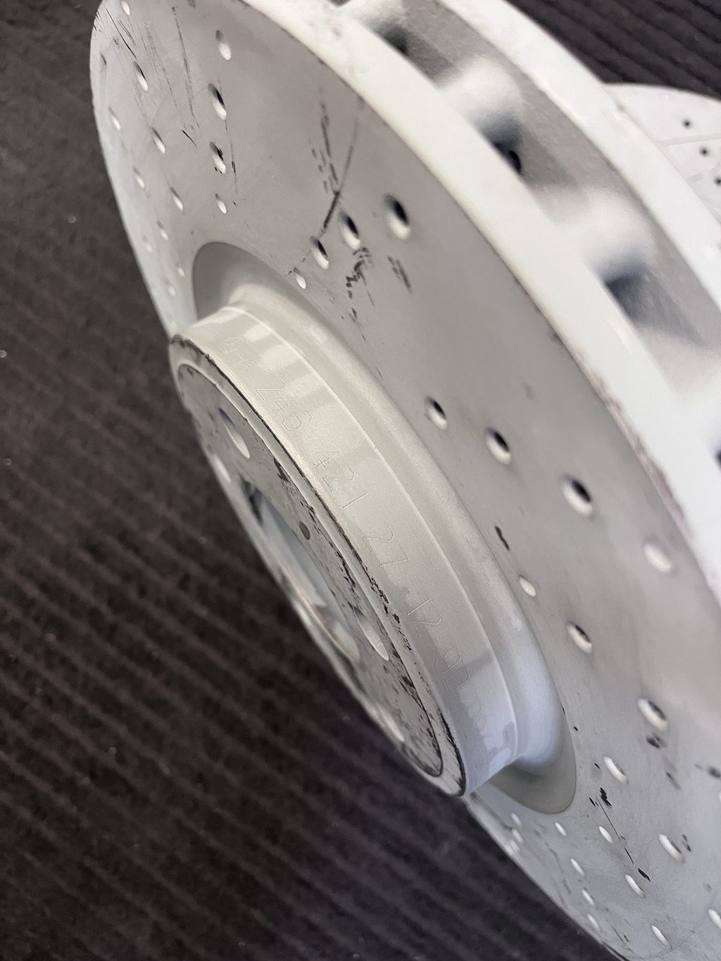 2014-2020 Mercedes-Benz CLA250 GLA250 Sport Front Drilled Rotors Pair OEM A2464212712 - eBay image 2